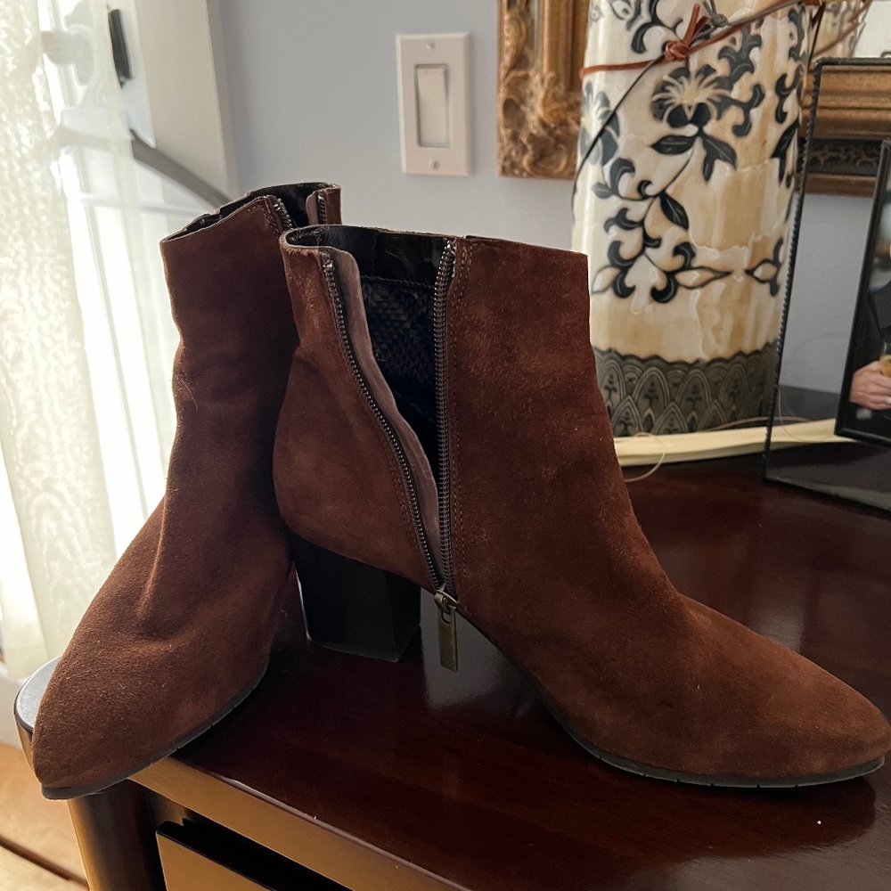 Aquatalia Brown suede boots